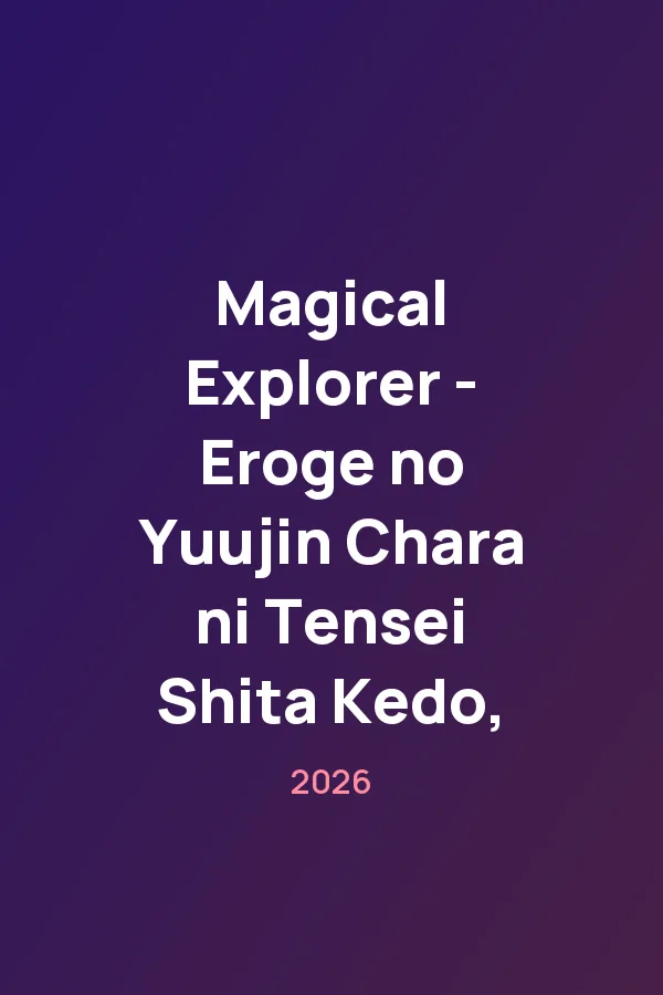 Magical Explorer - Eroge no Yuujin Chara ni Tensei Shita Kedo, Game Chishiki Tsukatte Jiyuu ni Ikiru — постер