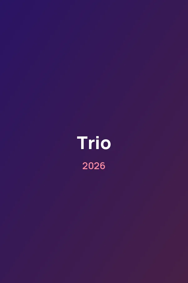 Trio — постер