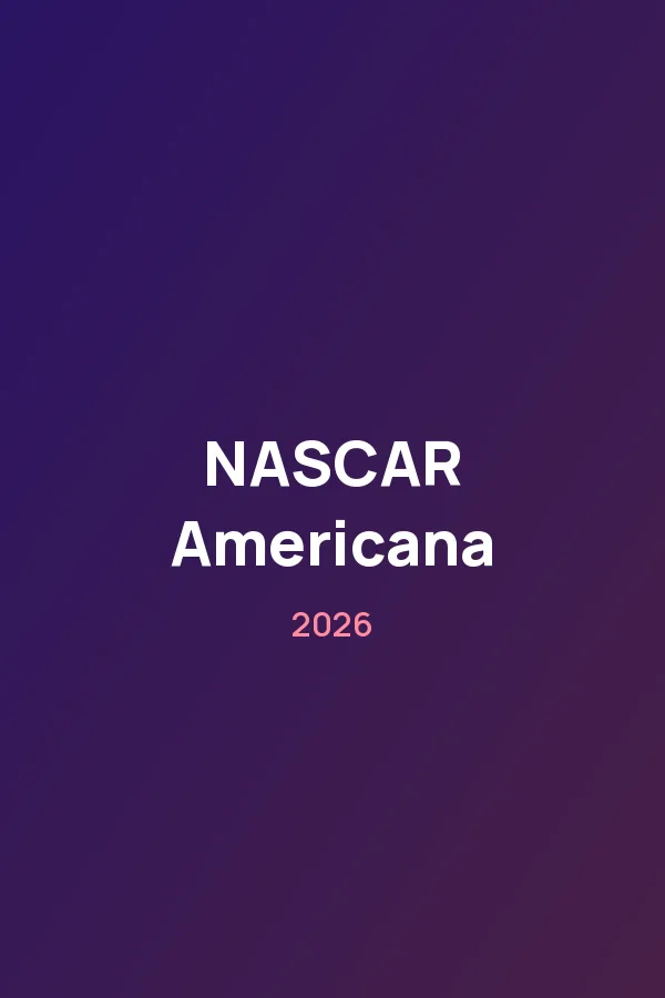 NASCAR Americana — постер