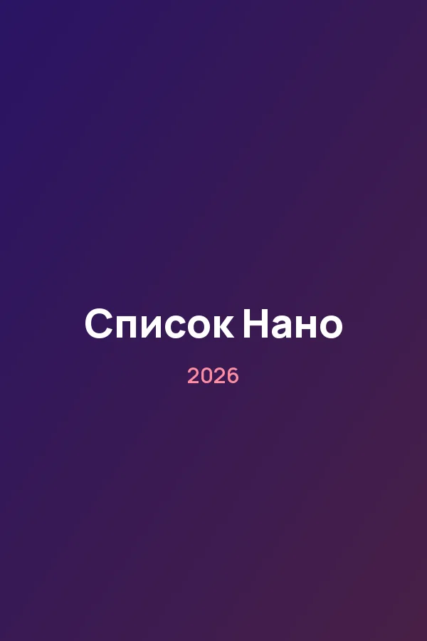 Список Нано — постер